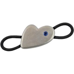 Halsbandsieraad - Hart - Zilver - Edelsteen - Voor Honden