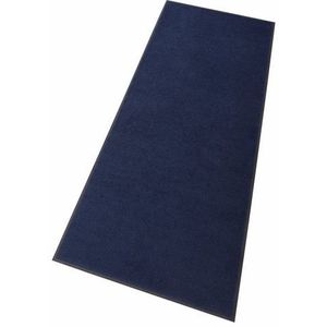 Wash+Dry - Tapijt marineblauw, 60 x 180 cm, blauw