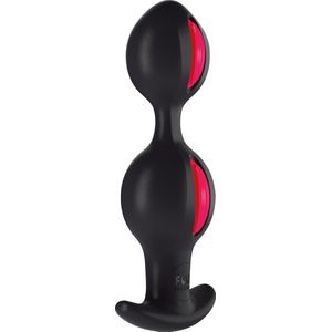 Fun Factory B Balls Duo Butt Plug with Motion - Paars & Zwart