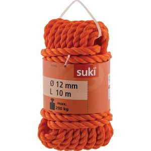 Koord gedraaid Oranje 12mm (10m)