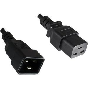 C19 - C20 - Voedingskabel - Zwart - 3x 1,50mm - LSZH - 1,8 Meter