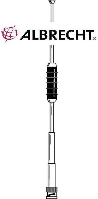 Albrecht - 6157 AE - Antenne - Telescoop - Frequentiebereik 1,8-2080 MHz