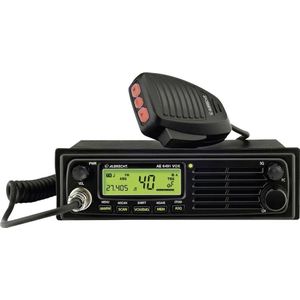 Albrecht AE6491 VOX CB-radio met handsfree, 12648.01, 12/24 volt versie, met CTCSS, 4 watt AM/FM, incl. DIN inbouwframe