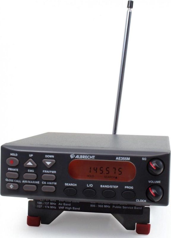 Albrecht AE355M Mobiele Scanner - 4/10/11mtr - Luchtvaart - Scheepvaart