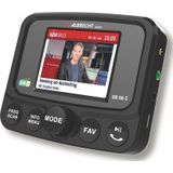 Albrecht DR56 C digitale radio-tuner met kleurendisplay, 27156, voor het upgraden van autoradio's, FM-zenders voor DAB+ zender en bluetooth-verbinding van smartphone naar radio