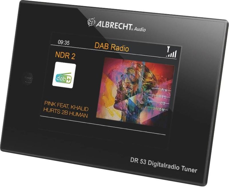 Albrecht - DR 53 - DAB Radio - Zwart - Digitale Tuner