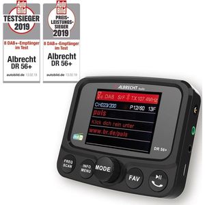 Albrecht.Audio - DR 56+ - Autoradio Adapter - DAB+ - Bluetooth
