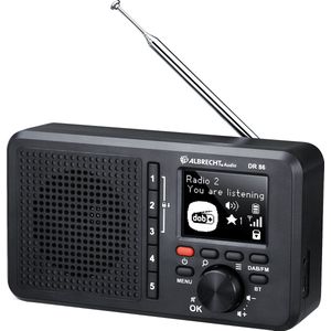 Albrecht DR 86 - Radio - DAB+ - FM - Seniorenradio - Muziekstreaming