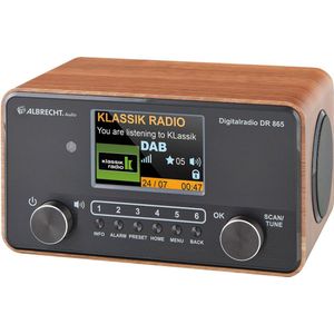 Albrecht DR 865 Senior  - Radio - De gebruiksvriendelijke radio - DAB+ - FM - Bluetooth