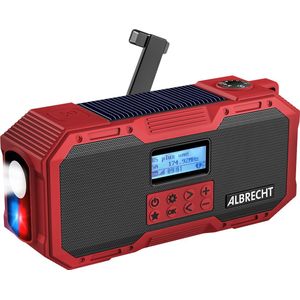 Albrecht DR 112 - Outdoor Radio - DAB+ - FM - SOS - Zonne-energie - Powerbank