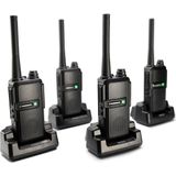Albrecht - Tectalk Worker 3 - 4-delige Kofferset - PMR446 - Robuuste Walkietalkies