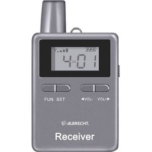 Albrecht ATR400 Ontvanger - Incl. Oortelefoon en Accu