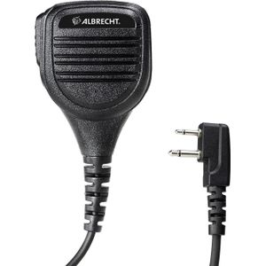 Albrecht SM 600 luidsprekermicrofoon, 41755, L-stekker met 3,5 mm aansluiting voor externe oordopjes