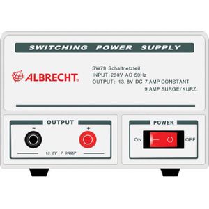Albrecht SW79 Voeding 7-9 Amp max.13.8 Volt 47520