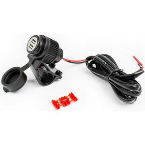 Albrecht Audio USB Aansluiting Motor Boot - Dubbele USB - 12-24V - Waterdicht