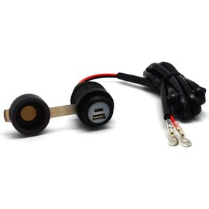 Albrecht Duo USB A+C aansluiting motor 12/24V, Walkietalkie, Zwart