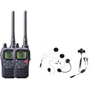 Midland G9 Pro - Bikerset - 2 x Radioapparatuur - Waterdichte Walkietalkies