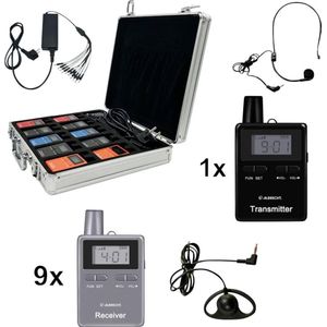 Albrecht - Tour Guide - Portofoon - Zwart - 2.4 GHz - Oplaadbaar