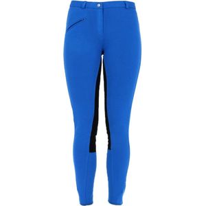 Pfiff 101197 Rijbroek voor dames, volledig beklede rijbroek middelblauw/zwart, 36