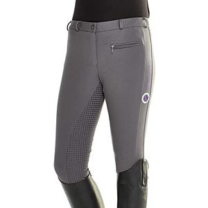 Pfiff 102235 Yasmin Silicone Grip Full Seat Women's Breeches Grey 36