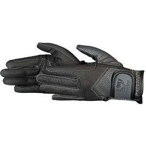 PFIFF Dames rijhandschoenen tweekleurige handschoenen, zwart/grijs, M