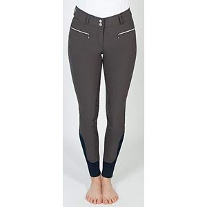 PFIFF 102566 Rijbroek 'Paisley' dames grip volledig bezet, grijs 46