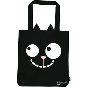 Moses Shopper Ed The Cat 42 Cm Katoen Zwart
