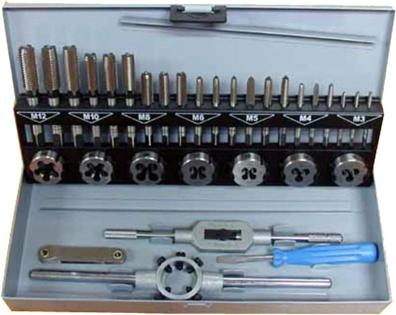 SW-Stahl 82233L draadsnijset 33-delig HSSG voor binnen- en buitendraad M3-M12