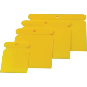 SW-Stahl - 91302L - Japanse Spatelset - Inhoud 4 Stuks - 50, 80, 100 en 120 mm