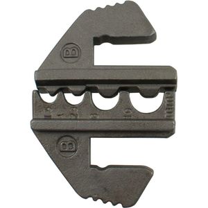 SW-Stahl 42585L-B persbekken voor gesloten en ongeïsoleerde kabelschoenen 0,5-10 mm² I reserveonderdeel voor kabelschoenklemtang 42585L I perstang verwisselbare bekken I gesloten kabelschoenen ongeïsoleerd