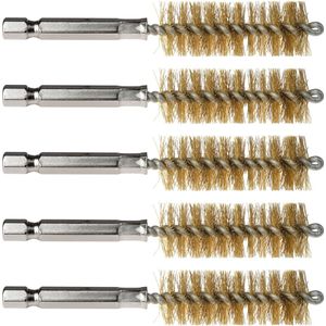 SW-Stahl - 62330L - Messing Borstels - Ø 17 mm - 5 Stuks