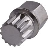SW-Stahl 02382L-17 ABC4 Velgslotadapter I geschikt voor VW I velgsloten losmaken I wielbeveiliging velgslot demontage gereedschap I velgslot uitdraaier I velgbeveiliging sleutel