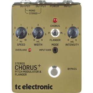 TC Electronic Stereo Chorus Flanger Pedal SCF GOLD