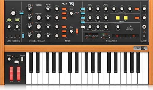 Behringer POLY D synthesizer Analoge synthesizer 37 Zwart