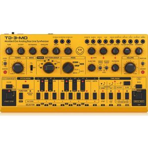 Behringer TD 3 MO AM Analogue Bass Line Synthesizer Modded (Yellow) Analoge synthesizer