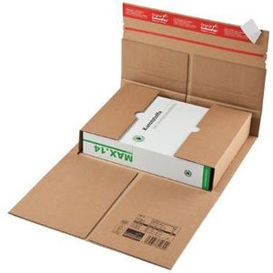 Colompac verzenddoos CP035, ft 25 x 19 x 8,5 cm, bruin [20x]