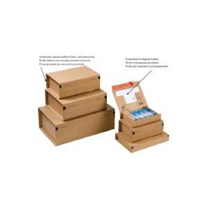 Versandkarton 330x290x120mm selbstklebend braun