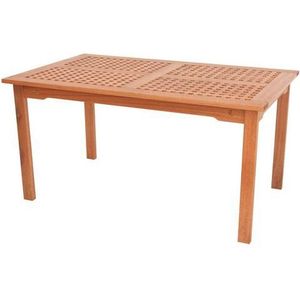 Merxx Lima tafel 150 x 90 cm, Eucalyptus. - beige Massief hout 25182-011