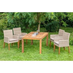 Ranzano Set 5tlg. Ausziehtisch