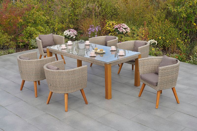 Imperia Set 7tlg. Tisch 200x100 cm