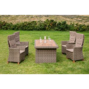 Toskana Set 9tlg. Tisch 185x90 cm