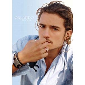 Empire 17574 Orlando Bloom, Portret Blue Film Film Film Kino Poster - 61 x 91,5 cm