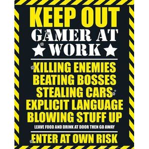 Empire 173461 Gaming - Keep Out Mini Poster - 40 x 50 cm