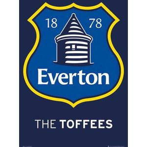 empireposter - Voetbal - Everton Crest 2013 - Grootte (cm), ca. 61x91,5 - Poster, NIEUW -