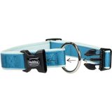 Nobby Halsband Classic Preno blauw/blauw L: 50-65 cm, B: 25/35 mm