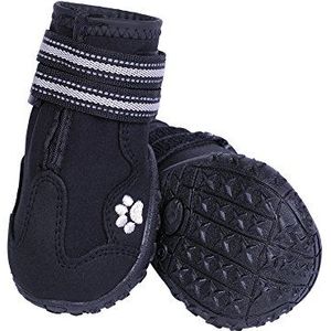 Nobby Hondenschoenen ""Runners"", zwart, maat L (6), L: 70 mm, B: 61 mm, 2 stuks
