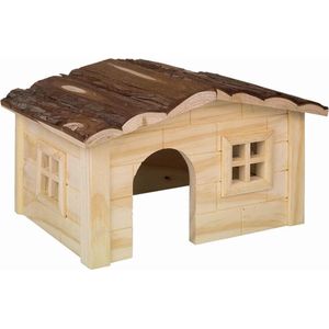 Nobby Woodland-dinki Houten huis voor knaagdieren, 20 x 14 x 12 cm