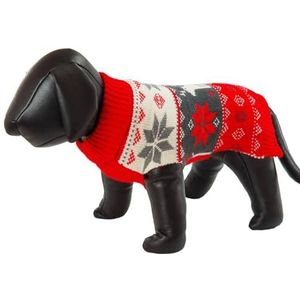 Nobby Hondentrui 'Snowflake', rood, 45 cm