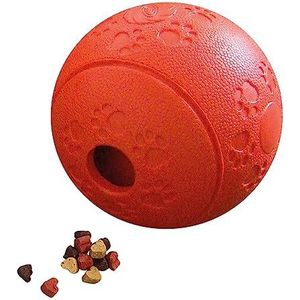 Nobby Snackbal van rubber, rood, 11 cm