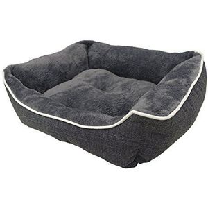 Nobby Comfort bed vierkant Classic ""ARNO"" grijs L x B x H: 73 x 59 x 18 cm